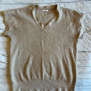 Tan sweater vest